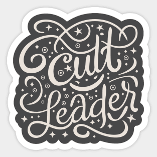 Cult Leader Sticker